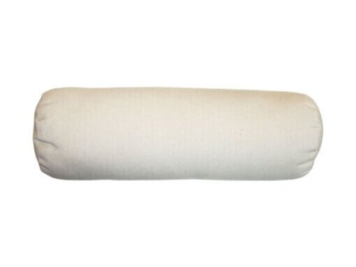Neckroll in pula di farro - d14 l40 cm