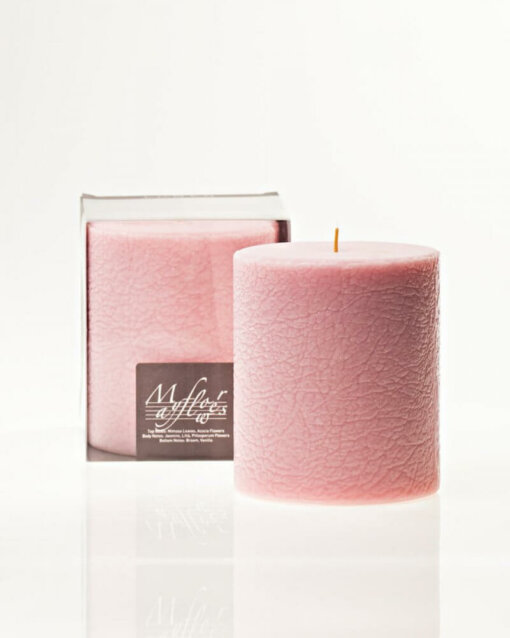 Candela grande - The7Notes Angel - millefiori - Lumen
