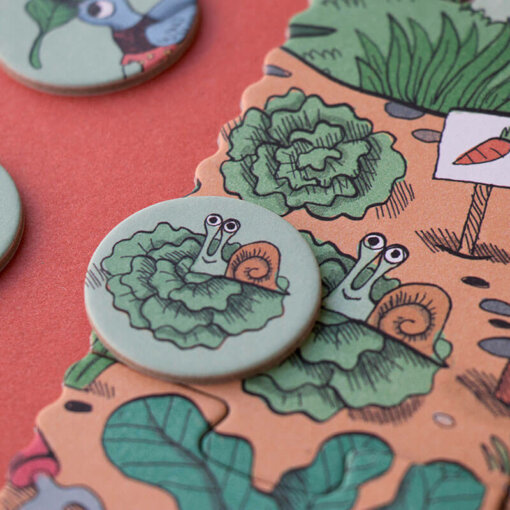 Puzzle - Il giardino del coniglio - Rabbit's garden - Londji - Image 3
