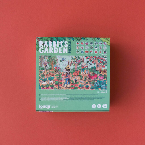 Puzzle - Il giardino del coniglio - Rabbit's garden - Londji - Image 2