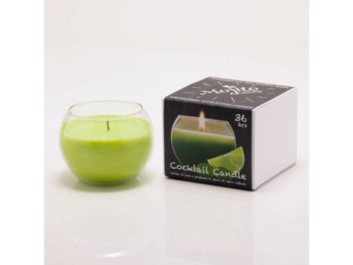 Candela vegetale in bicchiere - COCKTAIL CANDLE MOJITO - Lumen