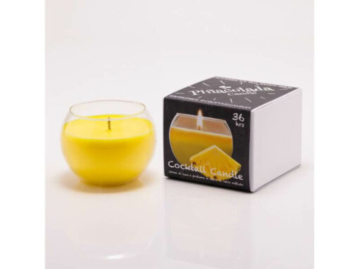 Candela vegetale in bicchiere - COCKTAIL CANDLE PINACOLADA - Lumen