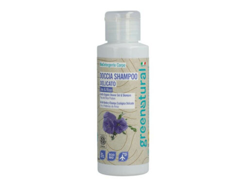 Doccia Shampoo Lino e Riso -100 ml - Greenatural
