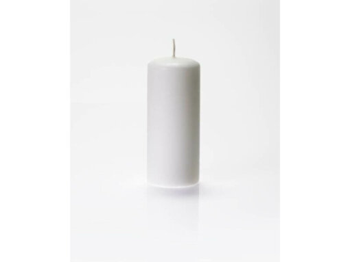 Candela bianca senza profumo – h12 d5 cm – Lumen