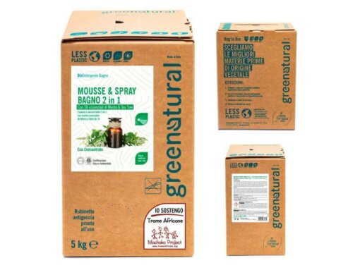 Bagno 2 in 1 Mousse - 5 l - Greenatural