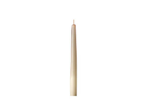 Candela bianca senza profumo - h23 d2,5 cm - Lumen