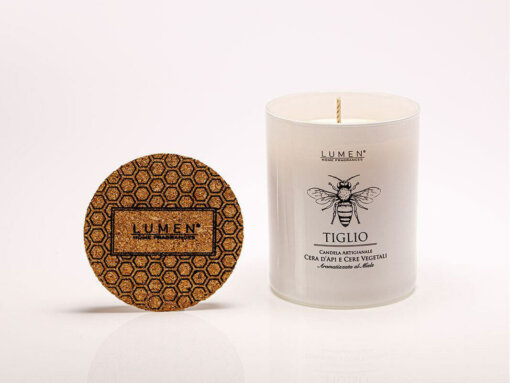 Candela con Cera Api Natura Amica Tiglio - 200 ml - Lumen - Image 2