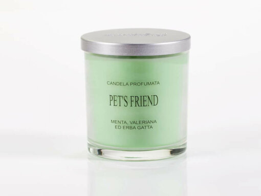 Candela vegetale Pet's friend - coperchio alluminio - 150 ml - Lumen
