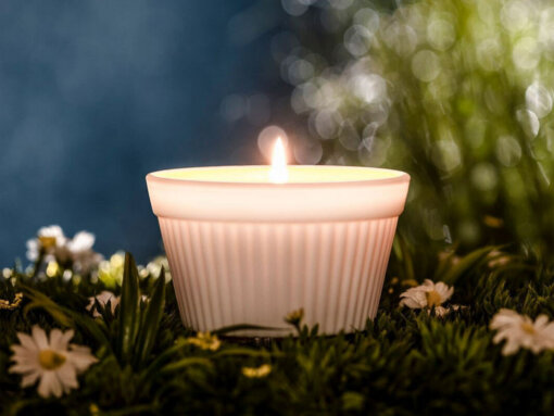 Candela vegetale Soufflè Luminoso Basilico e Lavanda - 100 ml - Lumen - Image 4