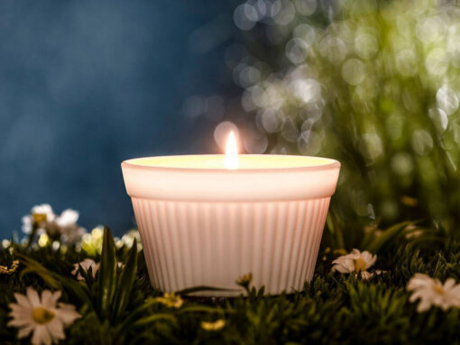 Candela vegetale Soufflè Luminoso Geranio - 100 ml - Lumen - Image 4