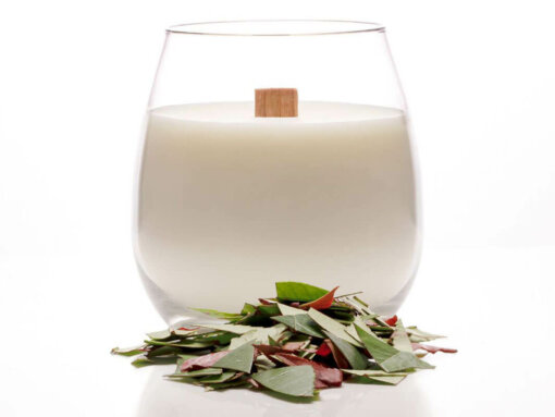 Candela Xsenses con stoppino in legno - Patchouli - 400 ml - Lumen - Image 2
