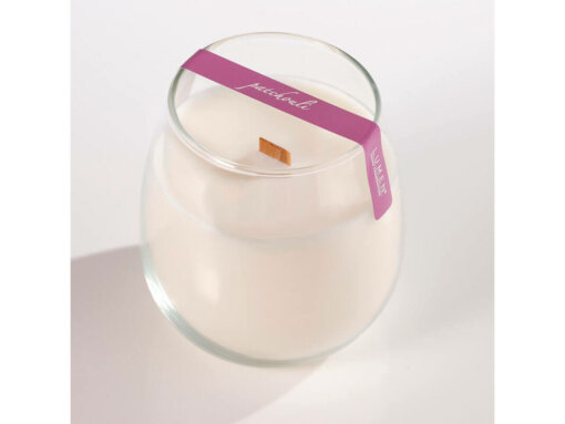 Candela Xsenses con stoppino in legno - Patchouli - 400 ml - Lumen - Image 3