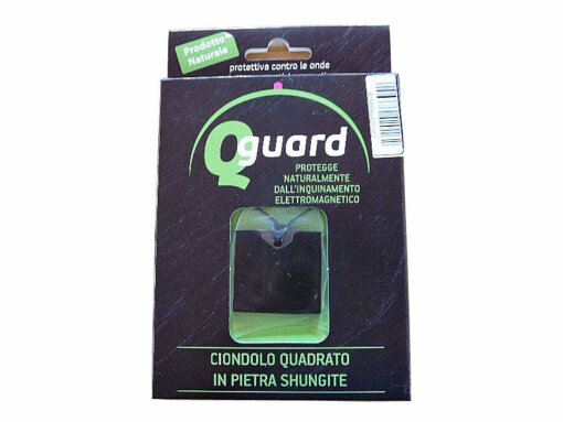 Shungite Ciondolo quadrato - Q-Guard