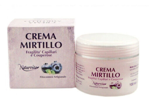 Crema al mirtillo per fragilità capillare di viso e corpo - 100 ml - Naturvita