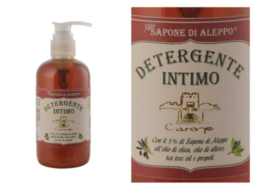 Detergente intimo SAPONE DI ALEPPO - 250 ml - Carone