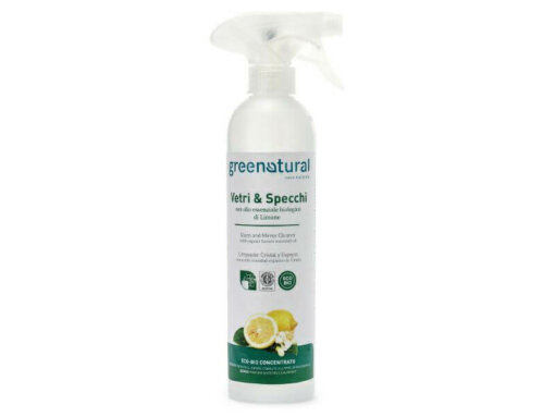 Detergente Vetri e Specchi al Limone - Eco - 500 ml - greenatural