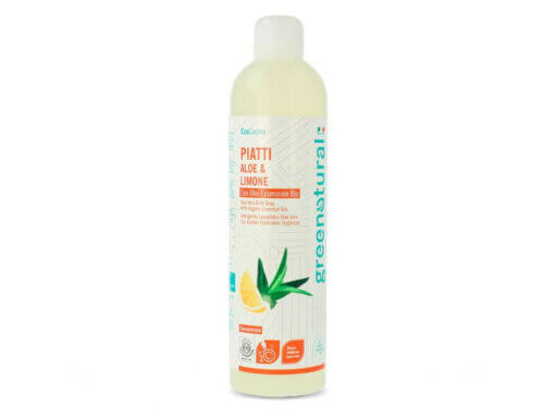 Detersivo piatti e stoviglie - aloe e limone - 500 ml - greenatural