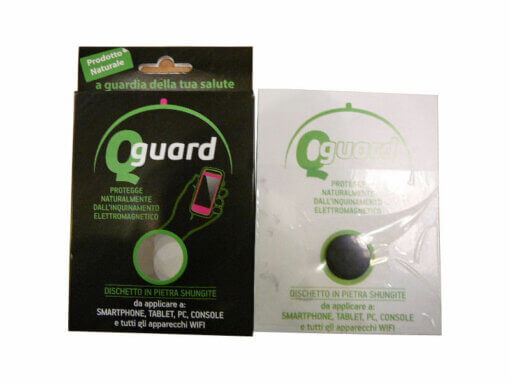 Shungite piastrina tonda per cellulare -Q-Guard