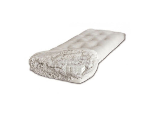 Futon puro cotone e doppio lattice - h18 cm