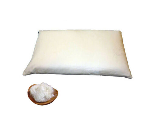 Guanciale di cotone bio - 80x50 h12-14 cm