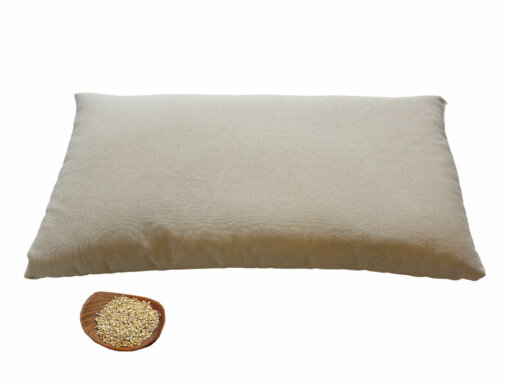 Guanciale in pula di miglio bio - 80x50 h7 cm