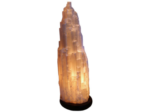 Lampada in Selenite - d13 h38 cm - 4,5 kg