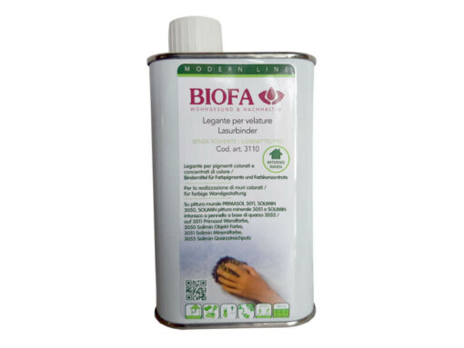 Legante naturale per velature - codice 3110 - 0,500 l - BIOFA