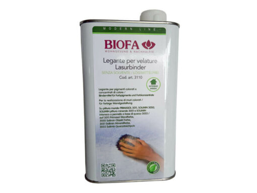 Legante naturale per velature - codice 3110 - 1 l - BIOFA