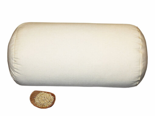 Neckroll in pula di miglio- d20 l50 cm