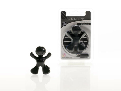 Profumatore per auto Leonardo car fragrance - Balsamico - Nero-Black - Lumen