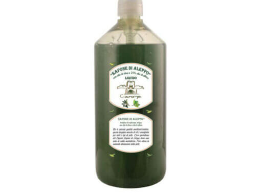 Sapone liquido di Aleppo all'olio d'oliva e alloro - 1 l - Carone