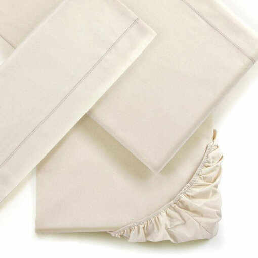 Set Lenzuola in cotone bio per lettino 60x120 cm -