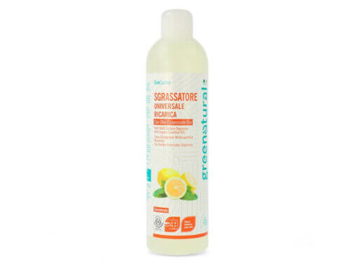 Sgrassatore igienizzante - 500 ml - ricarica - greenatural