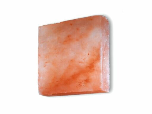 Piastra quadrata di sale rosa dell'Himalaya - 20x20 h4 cm -