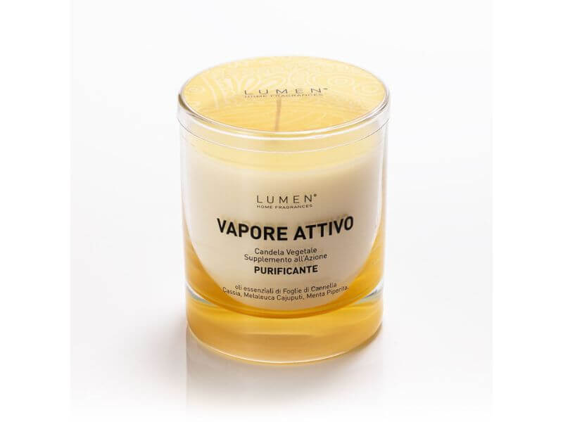 Candela vegetale Vapore Attivo Purificante - 200 ml - Lumen